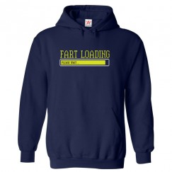Fart Loading Please Wait Funny Unisex Classic Kids and Adults Pullover Hoodie